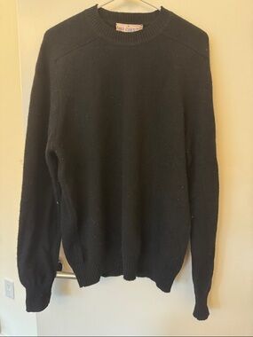 Lord Essex Men's Black Crewneck Sweater
